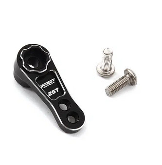 Integy 32310BLACK Alloy Servo Horn 25T for Futaba Servo (r=15, 19mm)