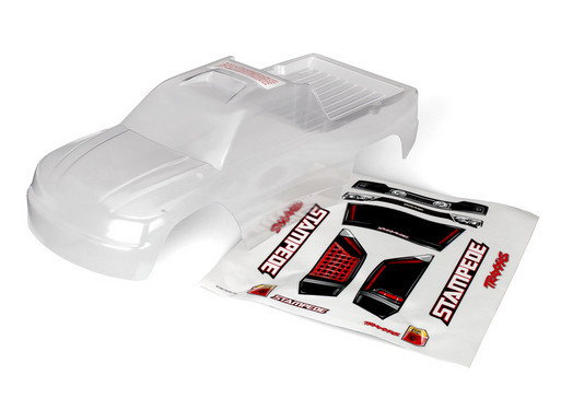 Traxxas 3617 Stampede 2WD Clear Body 1/10