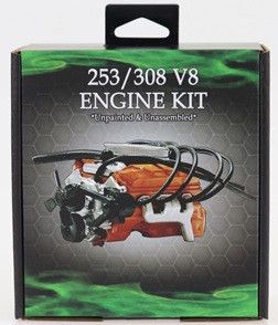 DDA AC002 LC/LJ 253/308 V8 Engine Plastic Kit Accessory (SINGLES) 1/24