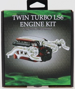 DDA AC003 LC/LJ Twin Turbo LS6 Torana Engine Plastic Kit Accessory (SINGLES) 1/24