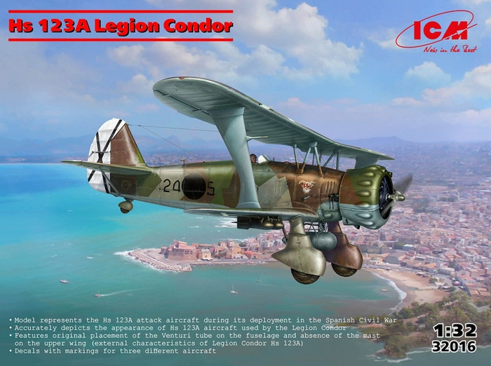 ICM 32016 Hs 123A Legion Condor 1/32