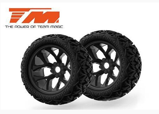 Team Magic 562084 6S High Performance All-Terrain Tires 17mm (2) 1/8