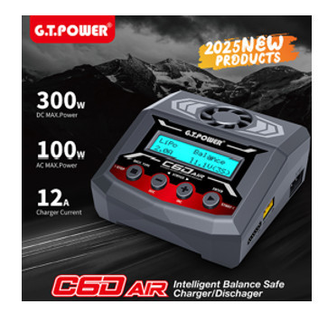 GT Power C6DAIR 100W AC/DC 12A Intelligent Charger Discharger