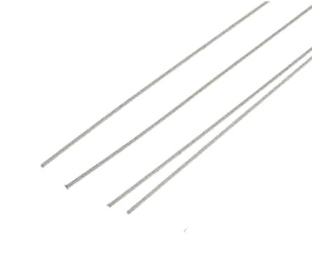 Evergreen 214 White Polystyrene 1/8" Rod 0.125 x 14" / 3.2mm x 36cm (4)