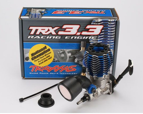 Traxxas 5407 TRX 3.3 Nitro Engine w/ IPS Shaft & Recoil Starter
