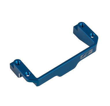 Team Associated 92456 RC10B7 FT One-Piece Servo Mount, blue aluminum
