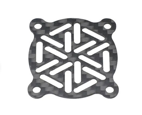 Integy 32788BLACK Carbon Fiber Protection Cover Shield for 40x40mm Cooling Fan