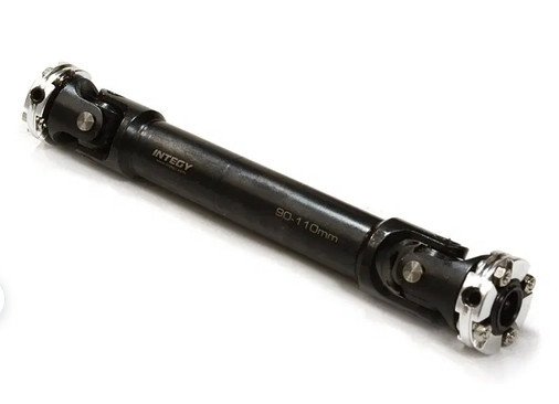 Integy 26655SILVER Universal Drive Shaft 90-110mm for Custom 1/14 Semi-Tractor Truck