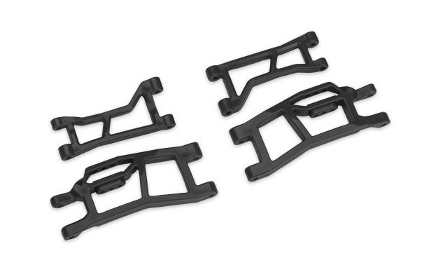 Traxxas 10725-BLK WideMaxx Front Upper & Lower HD Sus Arms