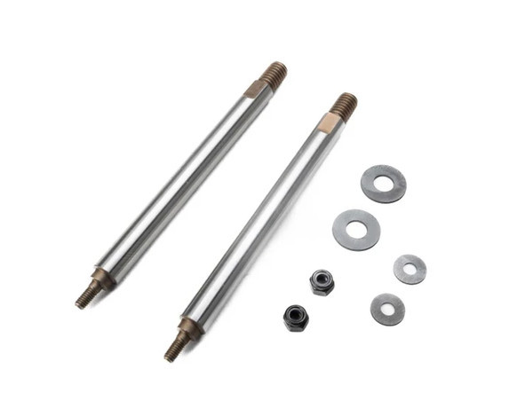 Losi LOS-3627 Nutted Front Shock Shaft, 2pcs, 5IVE-T 3.0 (LOSB2871)