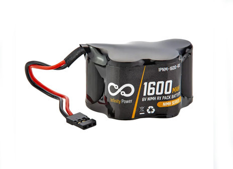 Infinity 1600-RX 6V 1600mAh RX NiMH Battery Hump Pack