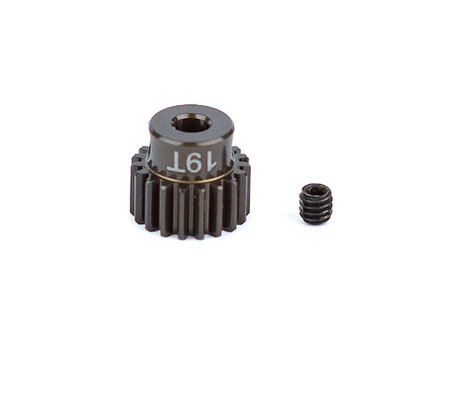 Team Associated 1337 FT Alu Pinion Gear, 19T 48P, 1/8 shaft