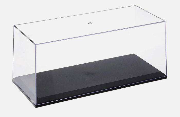 K.C. 9919BK Clear Display Case Size: (L)14"(35.5cm) x (W)6.14"(15.6cm) x (H)6.02"(15.3cm)