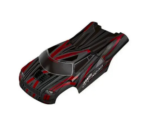 MJX 1601F Black/Red Body shell for 16210  1/16