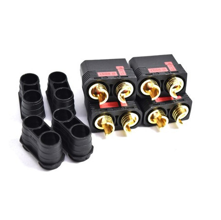 TornadoRC QS8-F4 Black QS8 Plug female 4pcs/bag