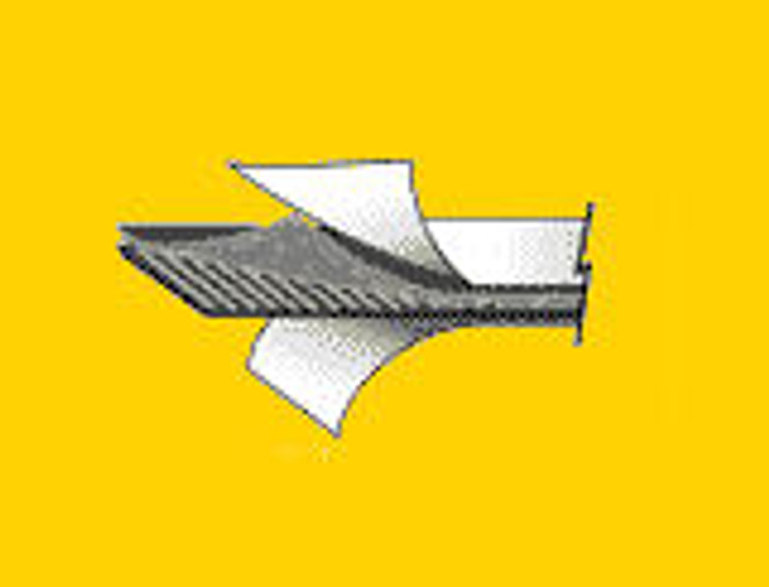 Great Planes Q4480 1"x6" Velcro 2pcs (Hook & Loop Material)