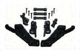 Ansmann 1150204 Rear Wing Mount (Virus,Terrier)