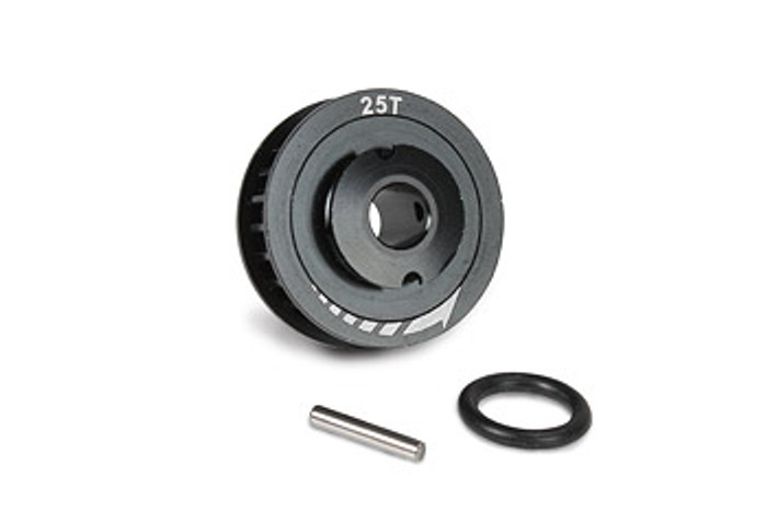 K factory K14248 LW Hard Coated Alum Front Side Pulley 25T(G4RS)