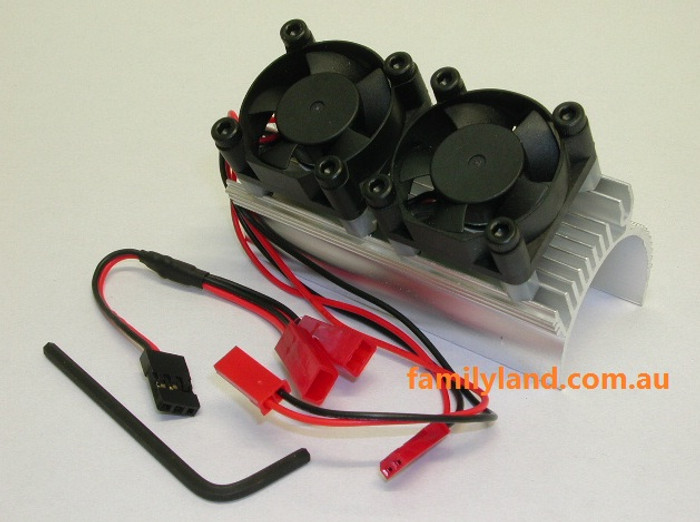 Great Vigor EL00711F Motor Heat Sink L=74mm & Cooling Fan
