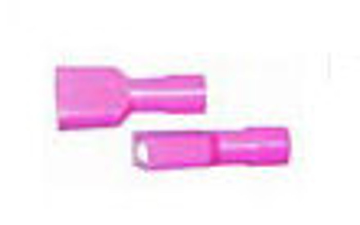 Duratech PT4525 Fully Insulated Female Spade - Red (8pcs)