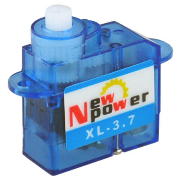 New Power XL-3.7 Micro Servo .55Kg/.08sec, 3.7g, 6V