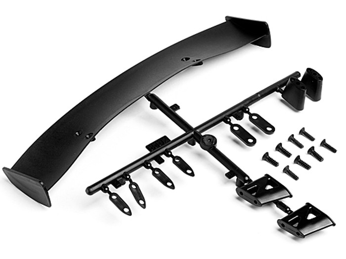 HPI 85612 GT WING SET (TYPE C / 10TH SCALE / BLACK)/E10