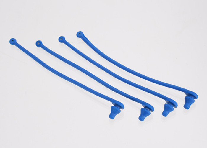 Traxxas 5751 Body clip retainer, blue (4)