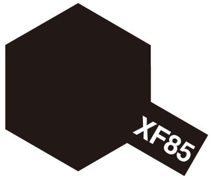 Tamiya 81785 Acrylic Mini XF-85 Rubber Black - 10ml Bottle Tamiya 81785 Acrylic Mini XF-85 Rubber Black - 10ml Bottle