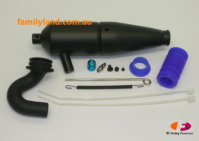 Team Magic 101644A .12 Rear Exhaust Pipe Set 1/10