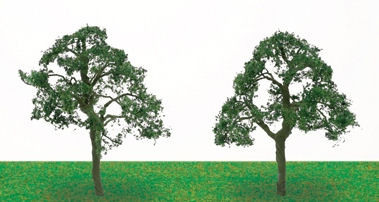 Hornby R8908 Live Oak Trees 75mm x2