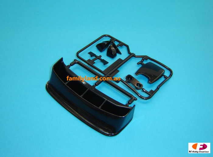 Tamiya 9000093 Wing & Mirror for Subaru Impreza WRC 2008