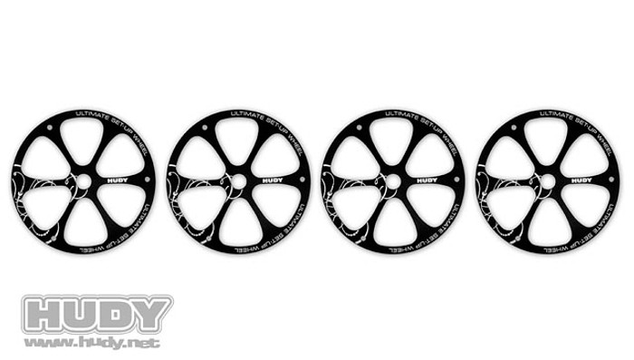 Hudy 108870 Alu Set-up Wheel for 1/8 Off-Road Cars (4)