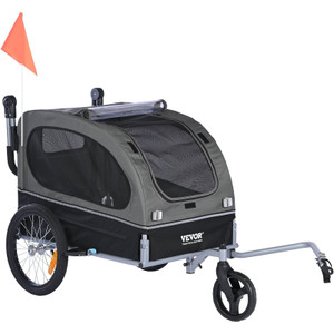 VEVOR Dog Bike Trailer, Supports up to 88 lbs, 2-in-1 Pet Stroller Cart Bicycle Carrier, Easy Foldi E415-TCTCLYSCWZXCSF5IBV0 VEVOR Dog Bike Trailer, Supports up to 88 lbs, 2-in-1 Pet Stroller Cart Bicycle Carrier, Easy Foldi E415-TCTCLYSCWZXCSF5IBV0