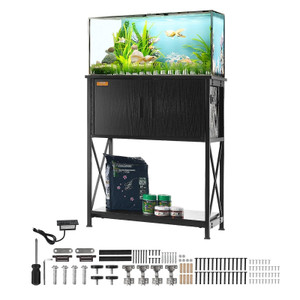 VEVOR Aquarium Stand, 20 Gallon Fish Tank Stand, 25.6 x 16.5 x 31.9 in Steel and MDF Turtle Tank St E415-GMZSZXZJMBXGS21QGV1 VEVOR Aquarium Stand, 20 Gallon Fish Tank Stand, 25.6 x 16.5 x 31.9 in Steel and MDF Turtle Tank St E415-GMZSZXZJMBXGS21QGV1