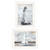 Set Of Two Lighthouse Sailboat 1 White Framed Print Wall Art N270-407079