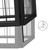  Dog Playpen Black Powder-coated steel 39.4 x 39.4 x 19.7 in A949-171794