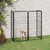  Dog Playpen Black Powder-coated Steel 19.7 x 39.4 in Dog Playpen A949-171793