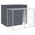  Dog House Anthracite Galvanized Steel Big Durable Dog House A949-3189131
