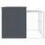  Dog House Anthracite Galvanized Steel Big Durable Dog House A949-3189131
