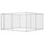  Dog Kennel Galvanized Steel 150.8 x 150.8 in Durable Dog Kennel A949-145028