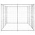  Dog Kennel Silver Galvanized steel Large Durable Dog Kennel A949-3082308