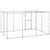  Dog Kennel Silver Galvanized steel 78.1 ft Tough Dog Kennel A949-3082303