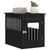  Dog Crate Furniture Black Engineered wood and steel A949-838317