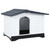  Dog House Grey, White, Black Polypropylene Small A949-152230