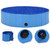  Dog Swimming Pool Blue PVC 47.2 x 11.8 in Foldable A949-170826