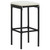  Bar Set Black PE rattan Standard Bar Set Rectangular A949-313473