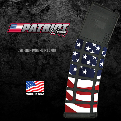 PMag 40 M3 USA Flag sKinz