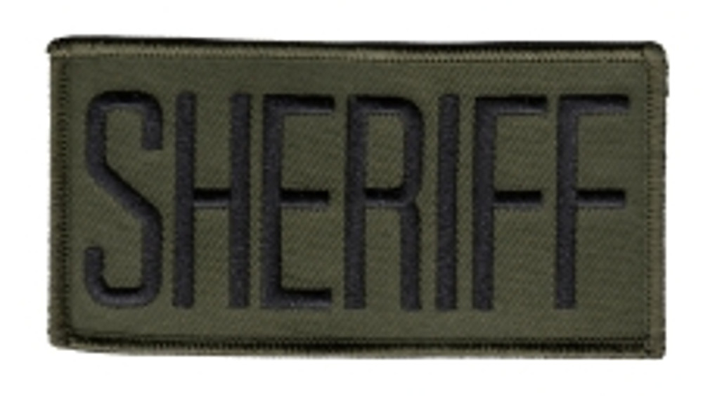 Sheriff Front Patch 4x2"