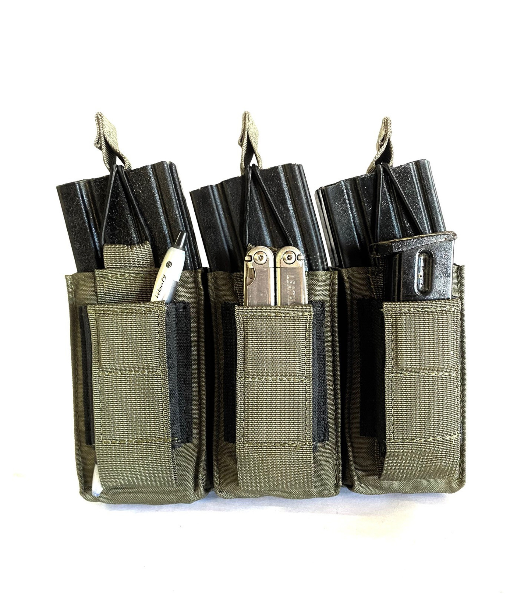 MOLLE Rifle Mag Pouches, Single, Double, Triple