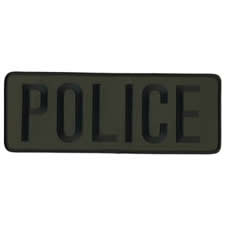 Police Back Patches with Velcro